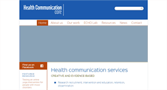 Desktop Screenshot of healthcommcore.org